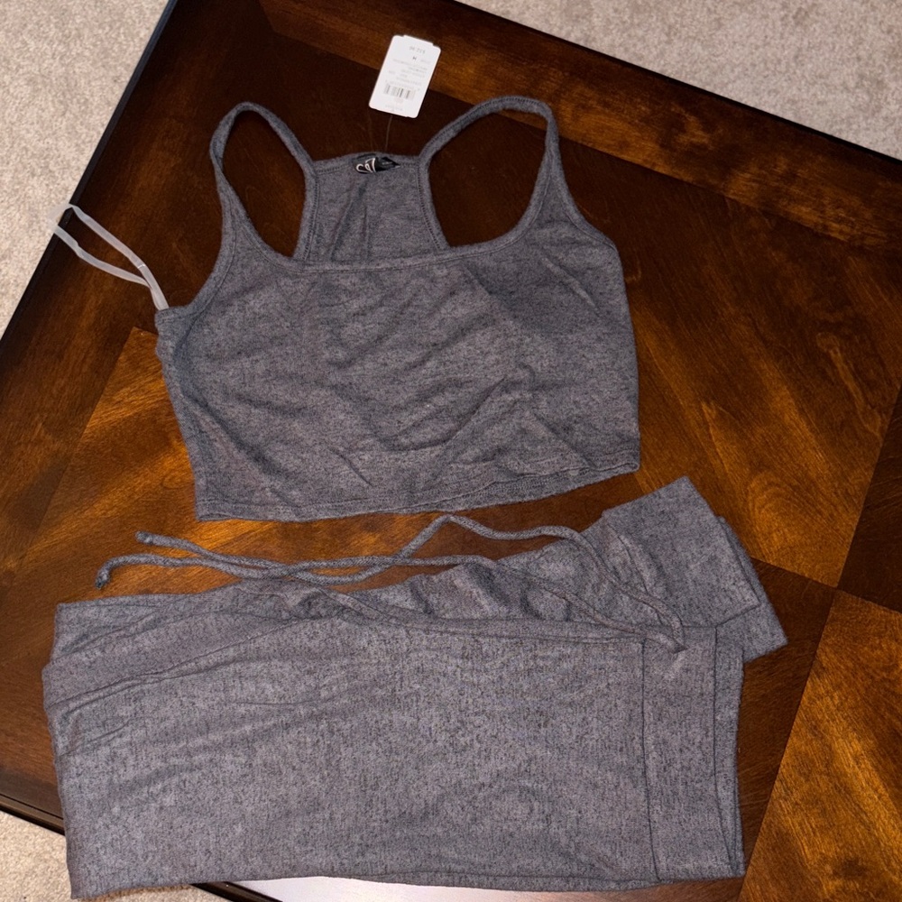 Windsor Charcoal Gray Pajama Set